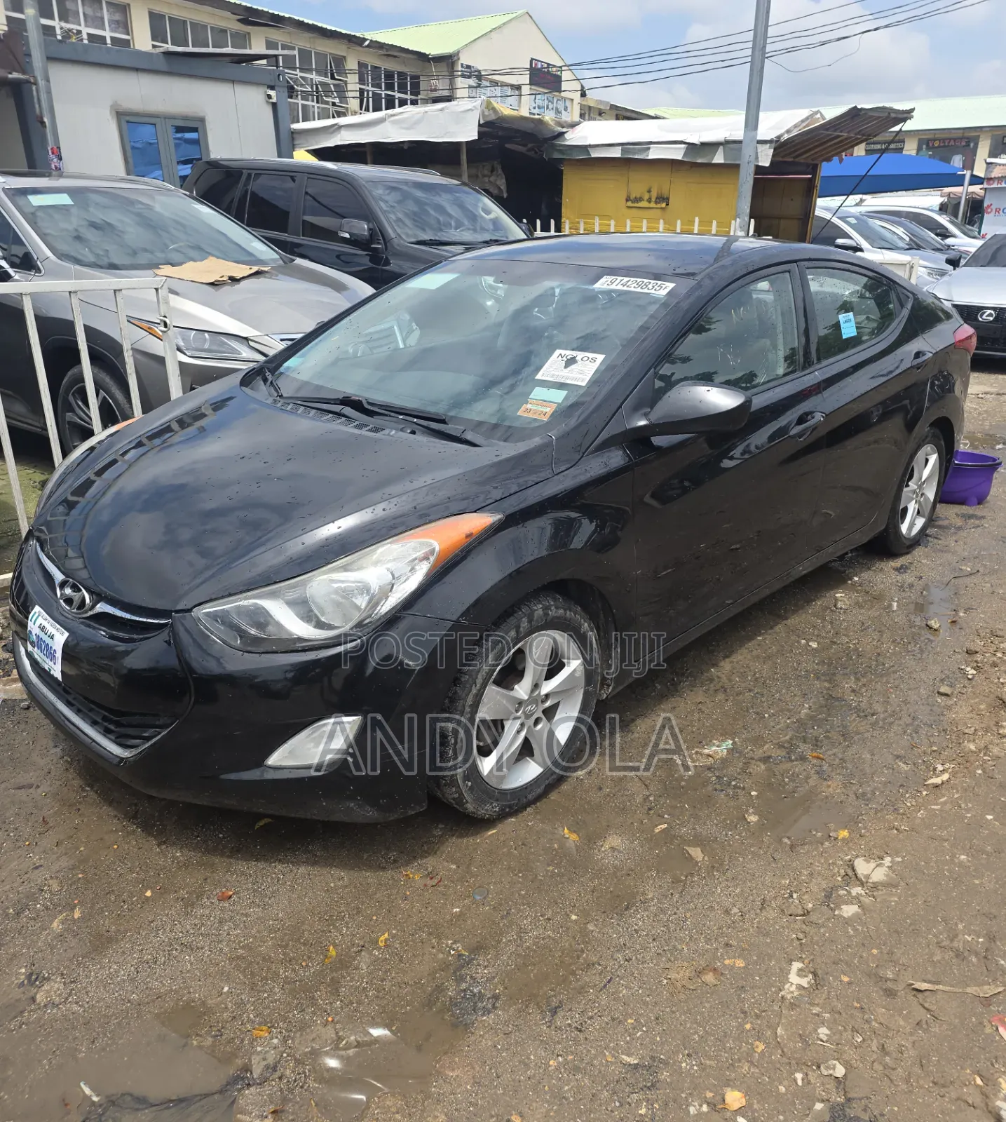 Hyundai Elantra GLS Sedan FWD (1.8L 4cyl 6A) 2013 Black