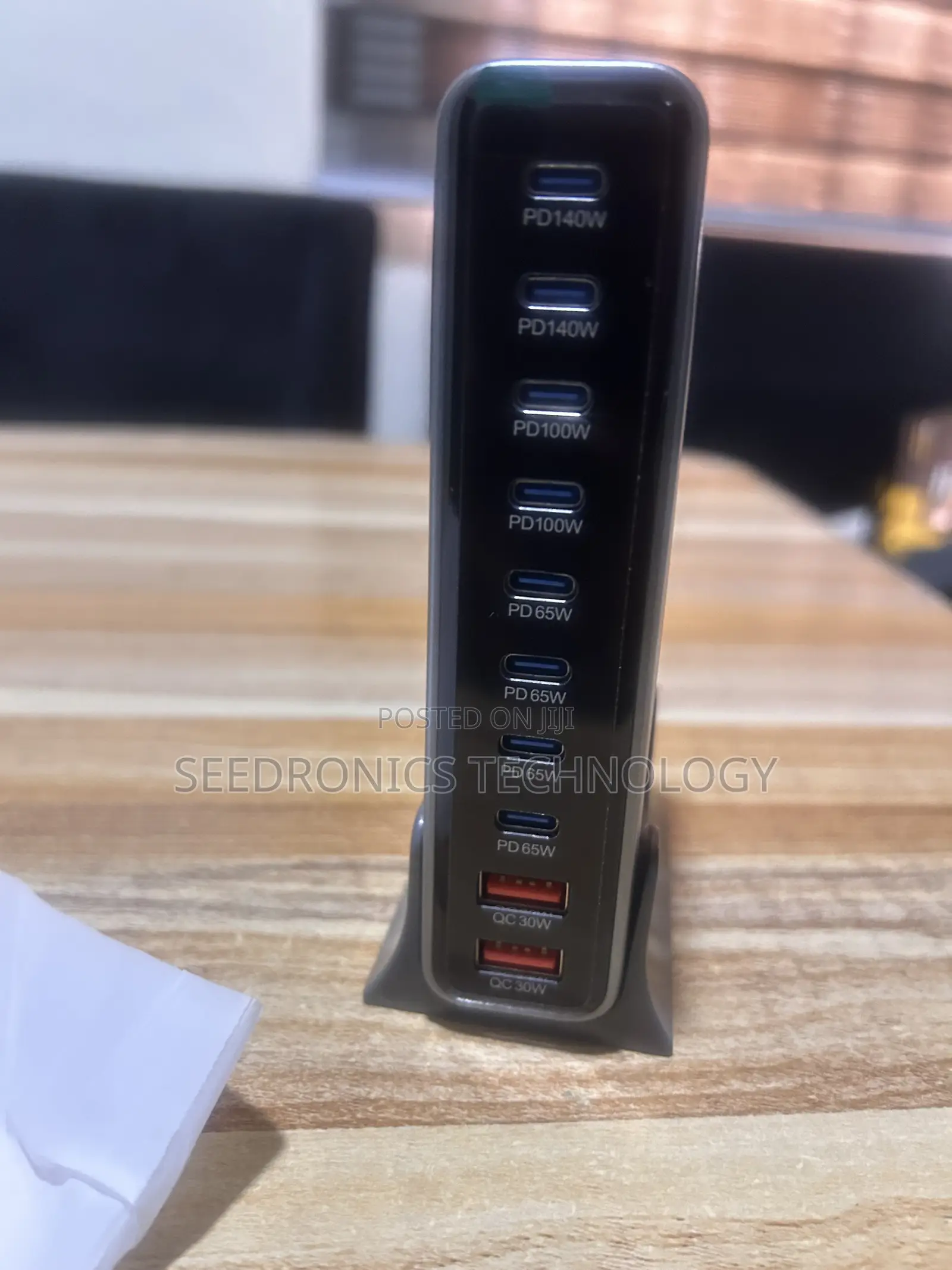 800W GaN Fast Charger |10-Port Charger — PD 140W USB-C & QC 30W USB-A