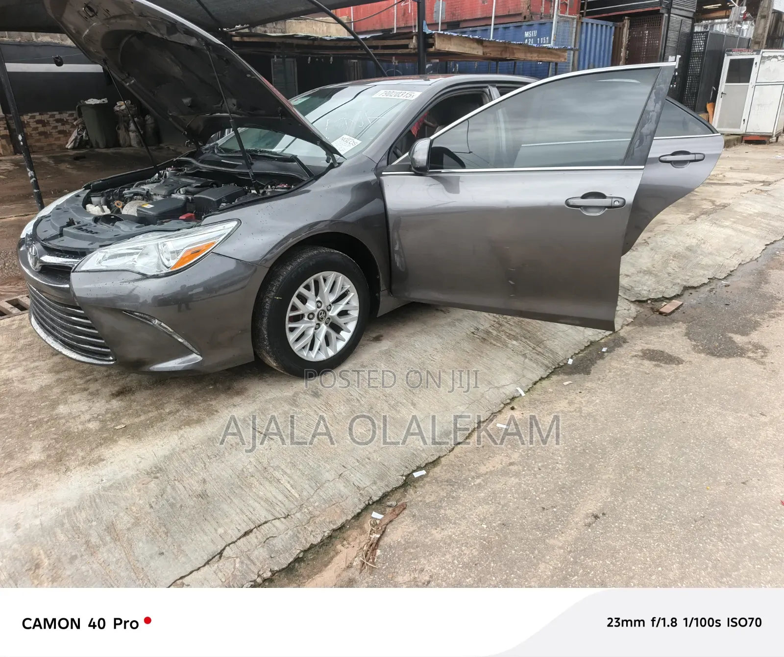 Toyota Camry LE 4dr Sedan (2.5L 4cyl 6A) 2017 Gray