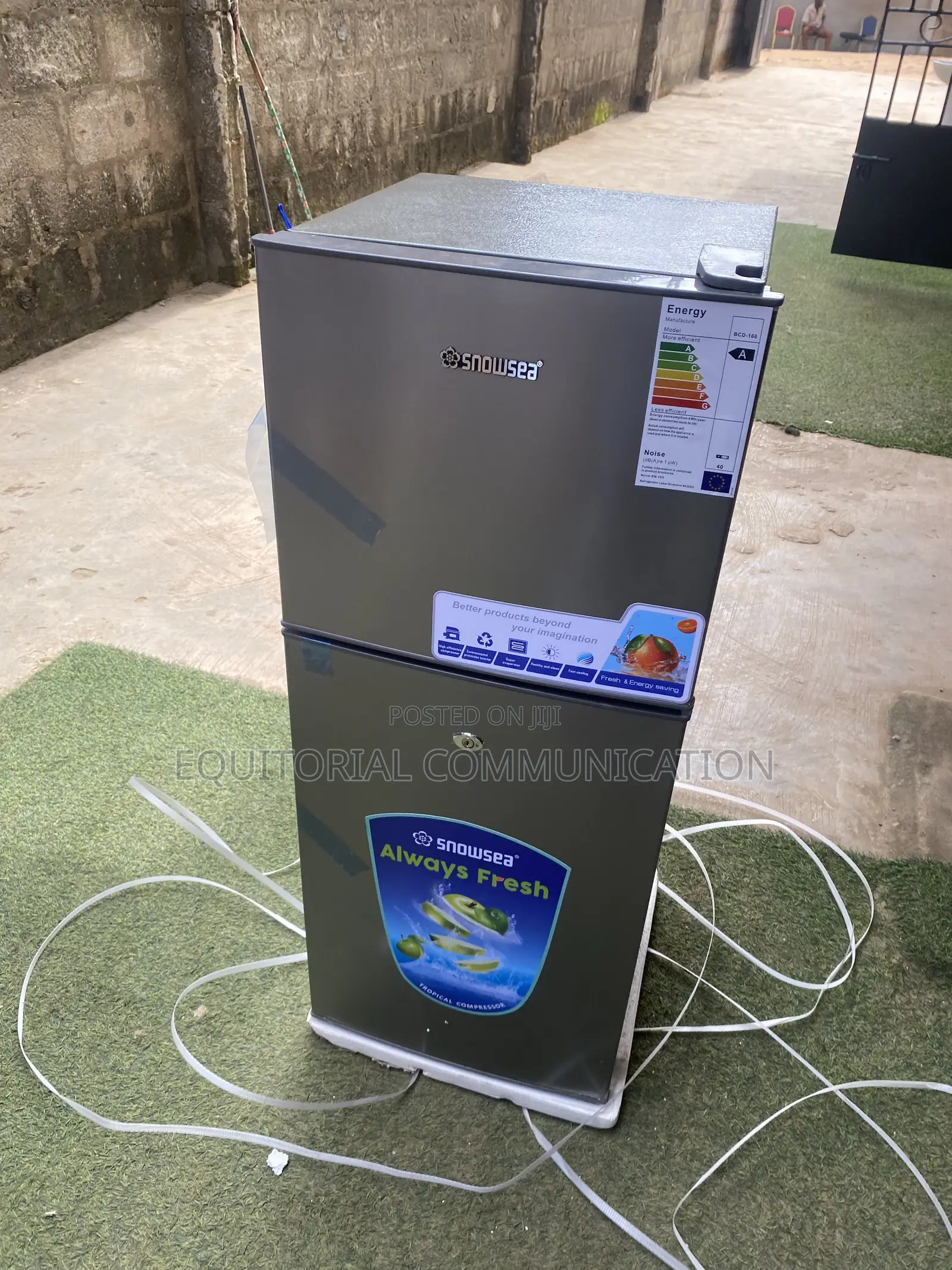 Snowsea BCD-166 120L Compact Household Fridge With Top Freezer