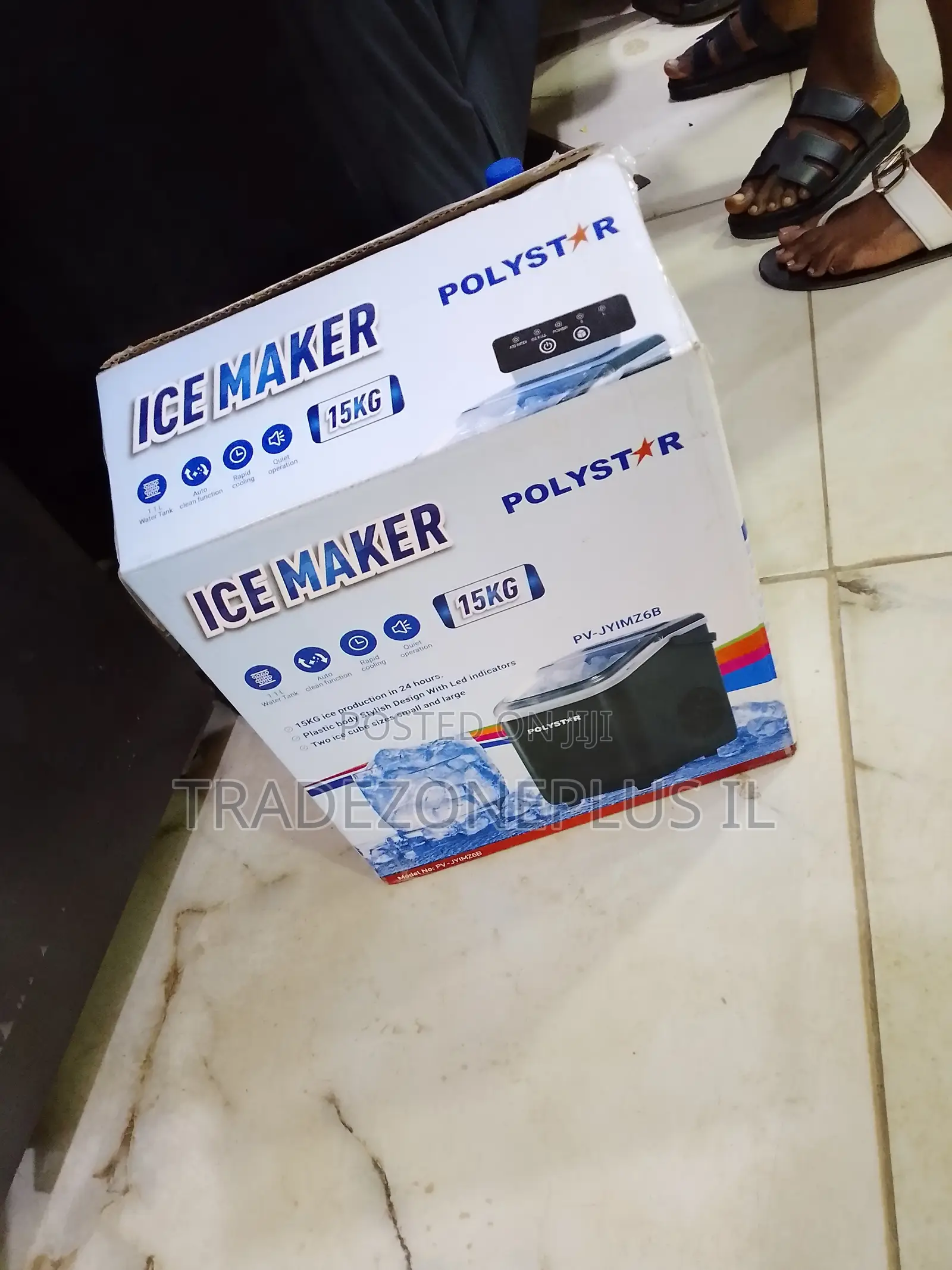 Shop Polystar PV-JYIMZ6B 15kg Ice Maker