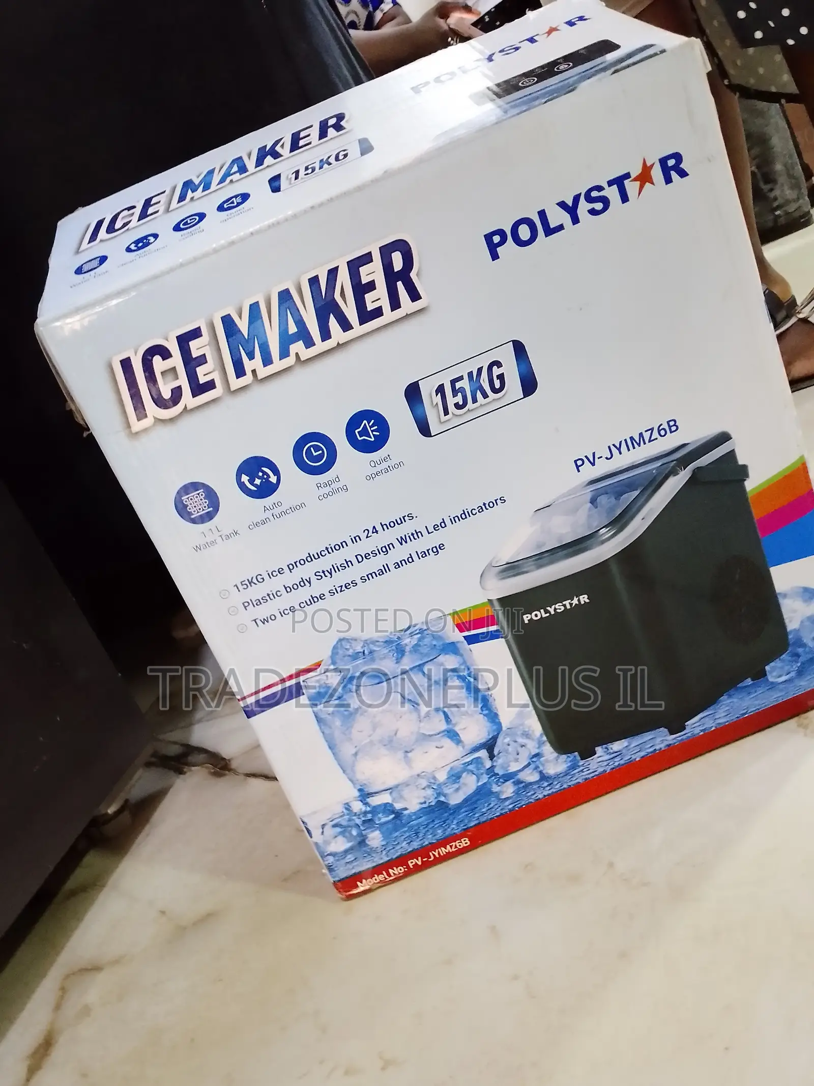Shop Polystar PV-JYIMZ6B 15kg Ice Maker
