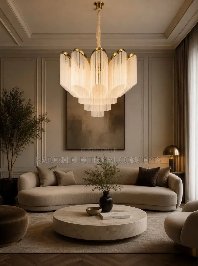 LUXURY Nordic High-End Tassel LED Pendant Lights for Villa Lobby