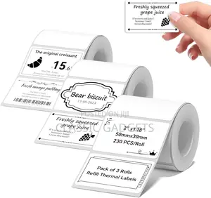 NIIMBOT 50×30 Mm Transparent Label Paper for B1,b21,b1pro Printer