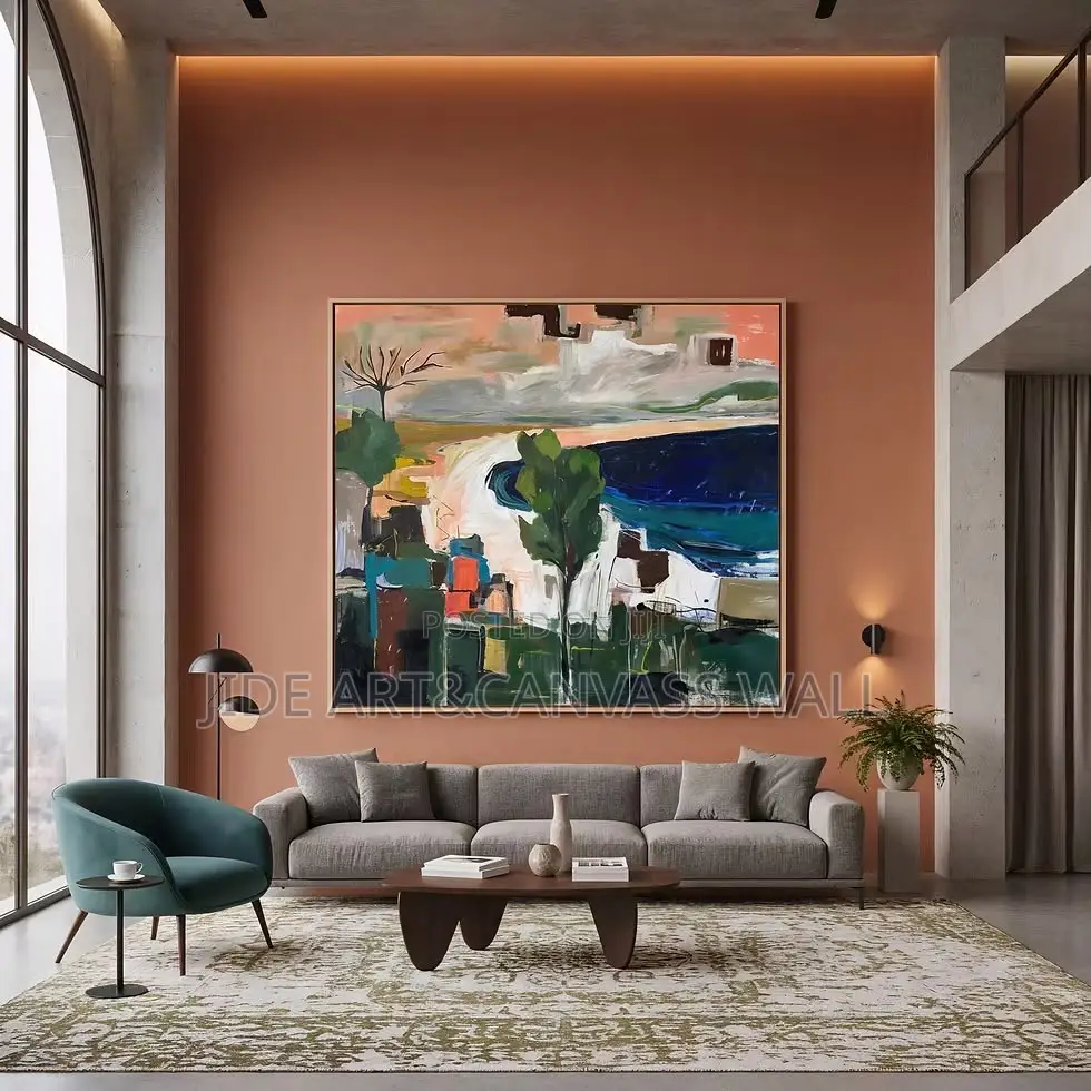 Abstract Rough Surface Art House Interiors Wall Decors