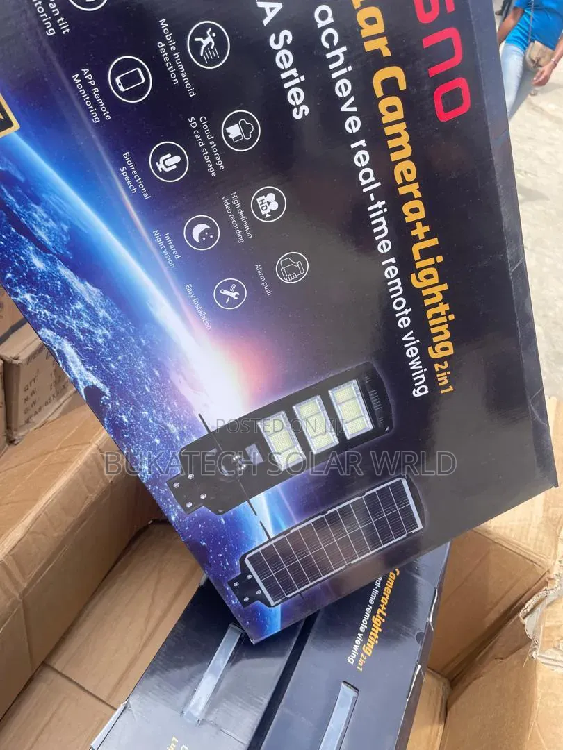 Solar Street Light+PTZ Camera