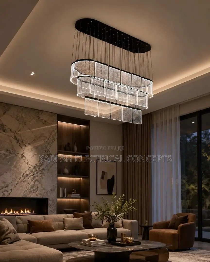 Light Luxury Modern Home Decoration Chandelier, Staircase Chandelier