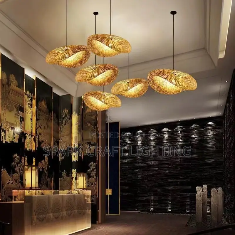 Luxury Woven Pendant Light – Modern Natural Design