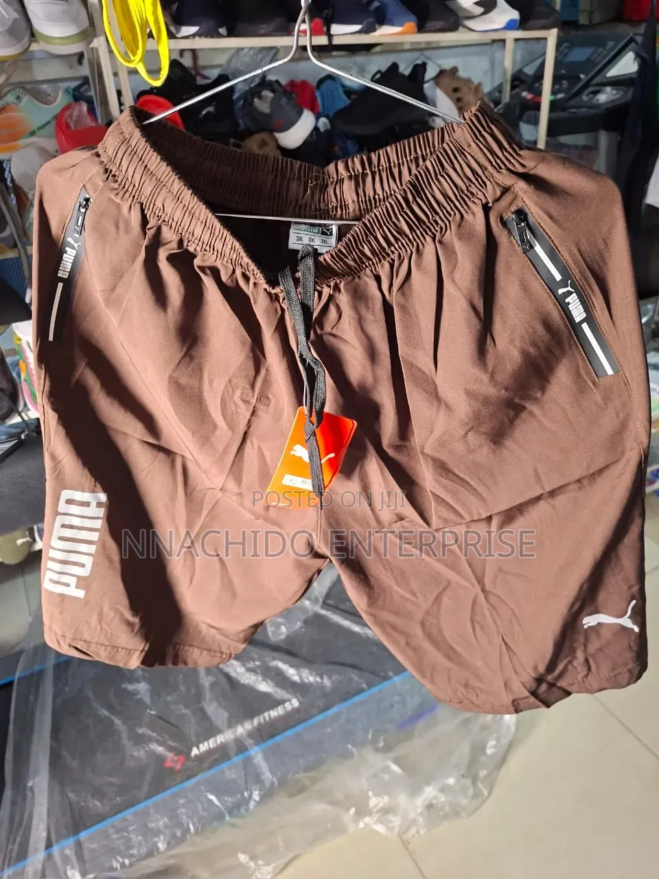 Brown Sport Short for Men