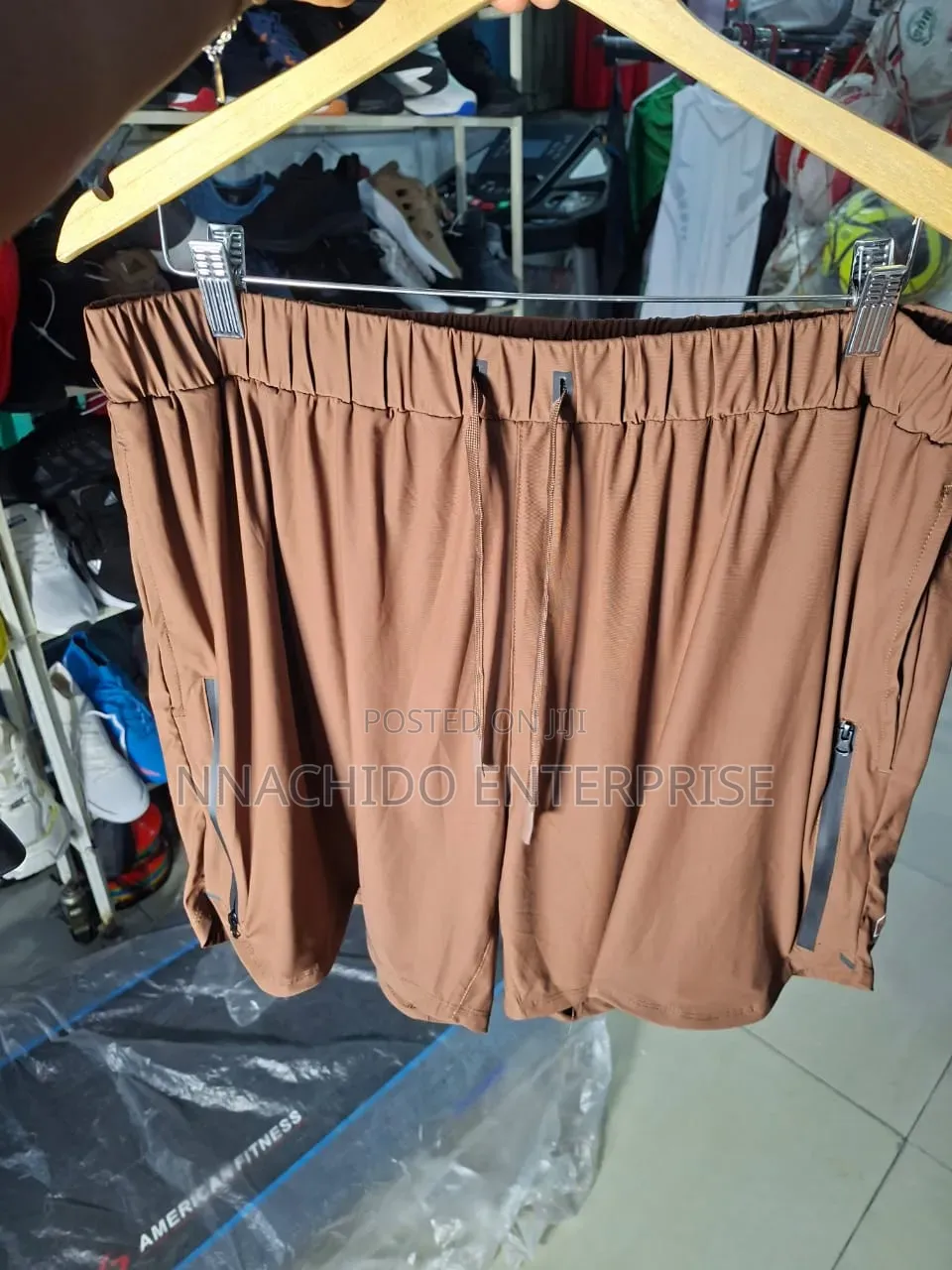 Brown Sport Short for Men