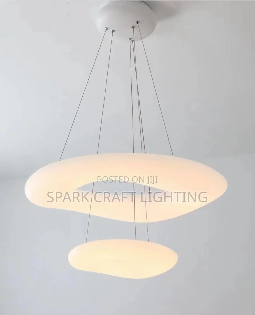Modern Double-Ring LED Chandelier – Luxury Pendant Light