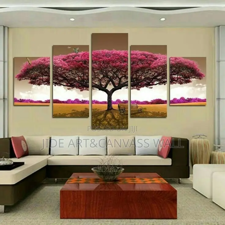 Abstracts Wall 5panels Art House Interiors Decors