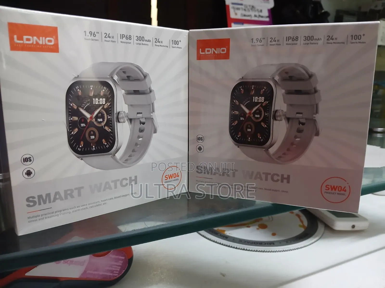 LDNIO SW04 Smart Watch, 1.96 Inch AMOLED 410×512, Bluetooth 5.3