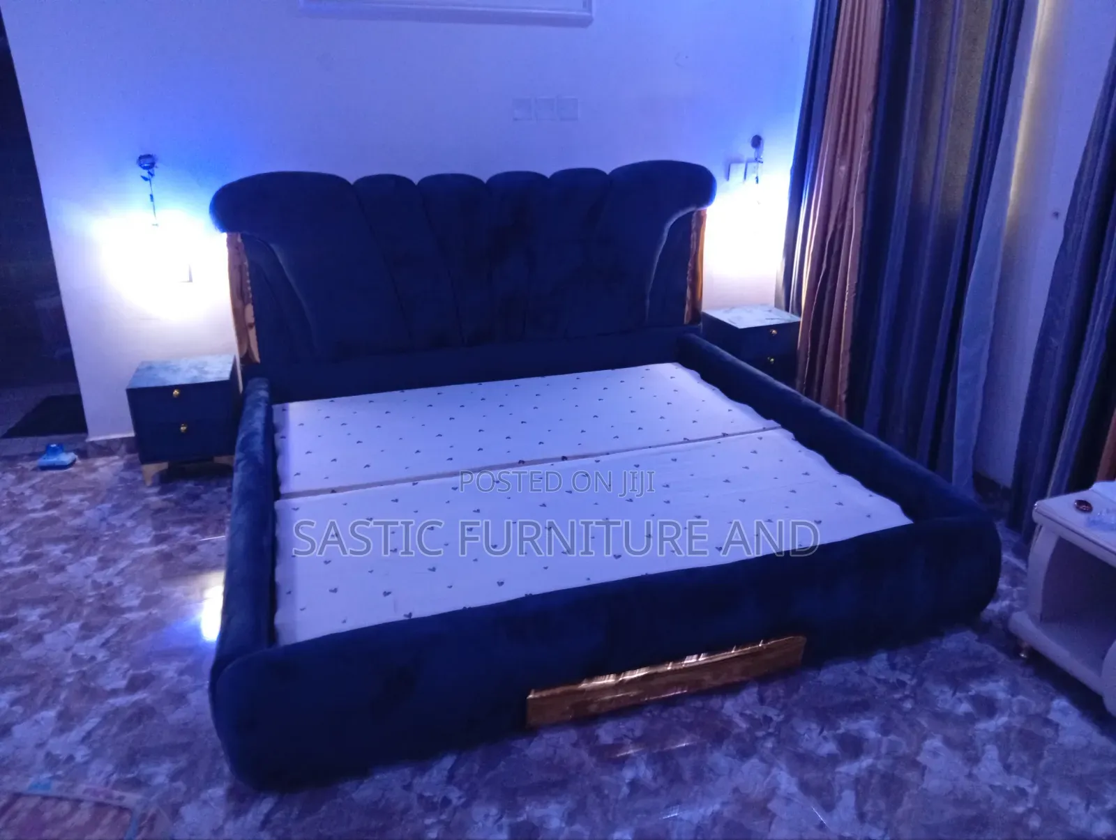 6 by 6 Full Padded Bedframe
