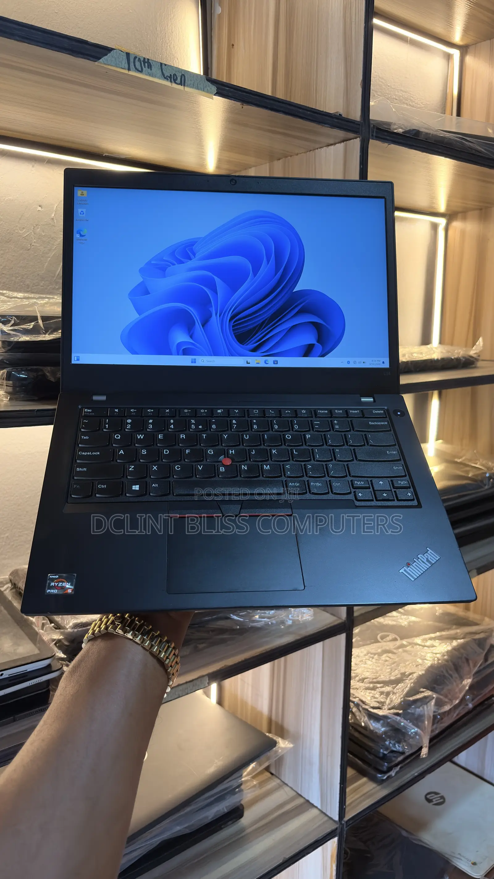 Laptop Lenovo ThinkPad L14 8GB AMD Ryzen 5 SSD 256GB