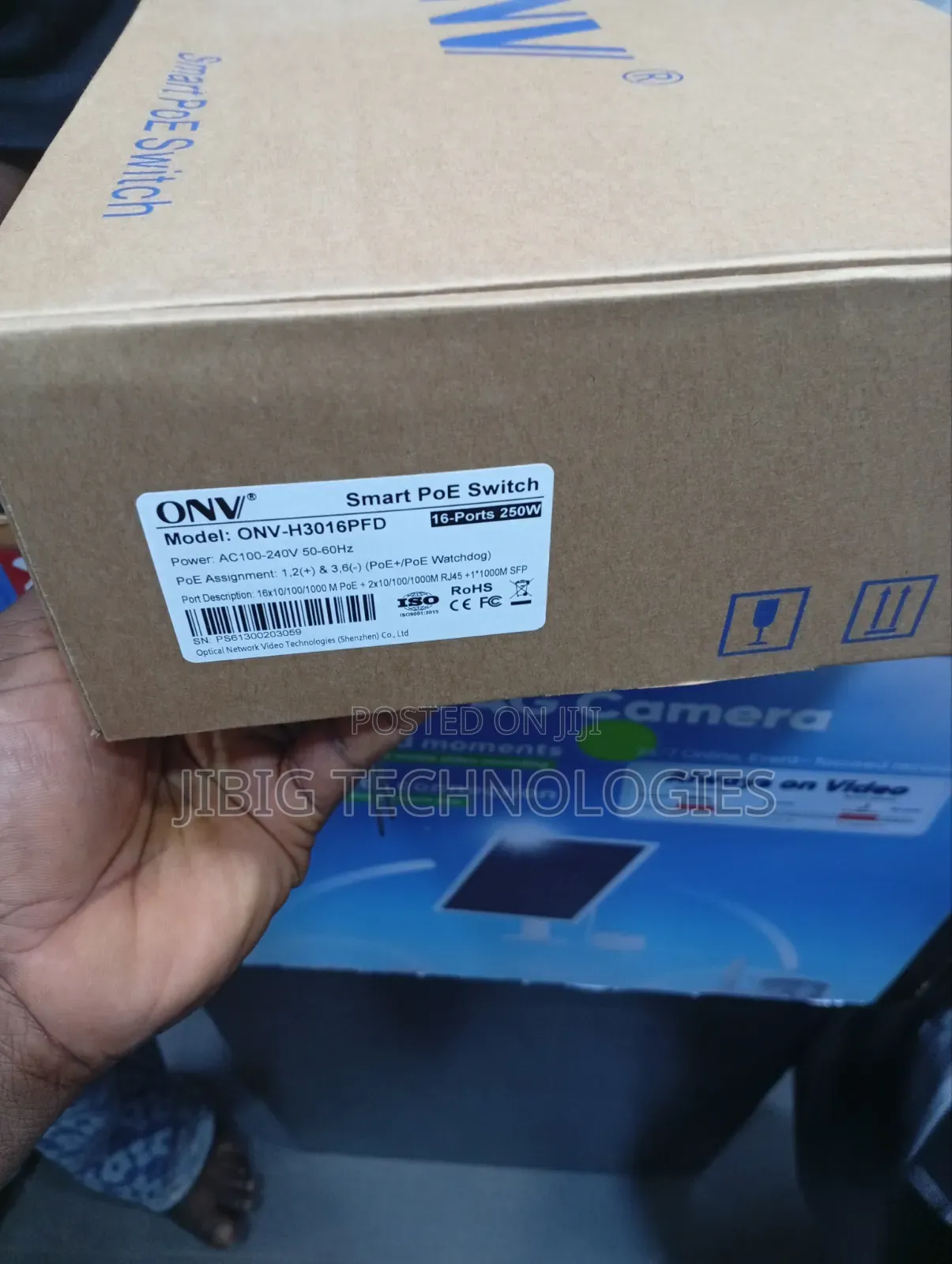 16- Port ONV Poe Gigabyte Switch