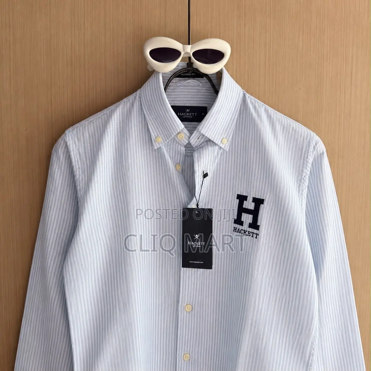Hackett London Striped Cotton Button-Down Shirts | Smart-Casual