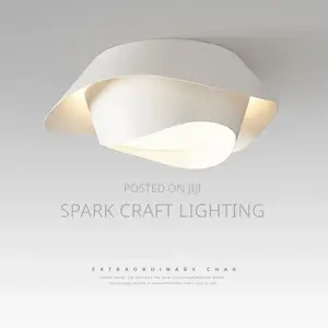 Modern Sculptural LED Ceiling Light – Luxury Flush Mount