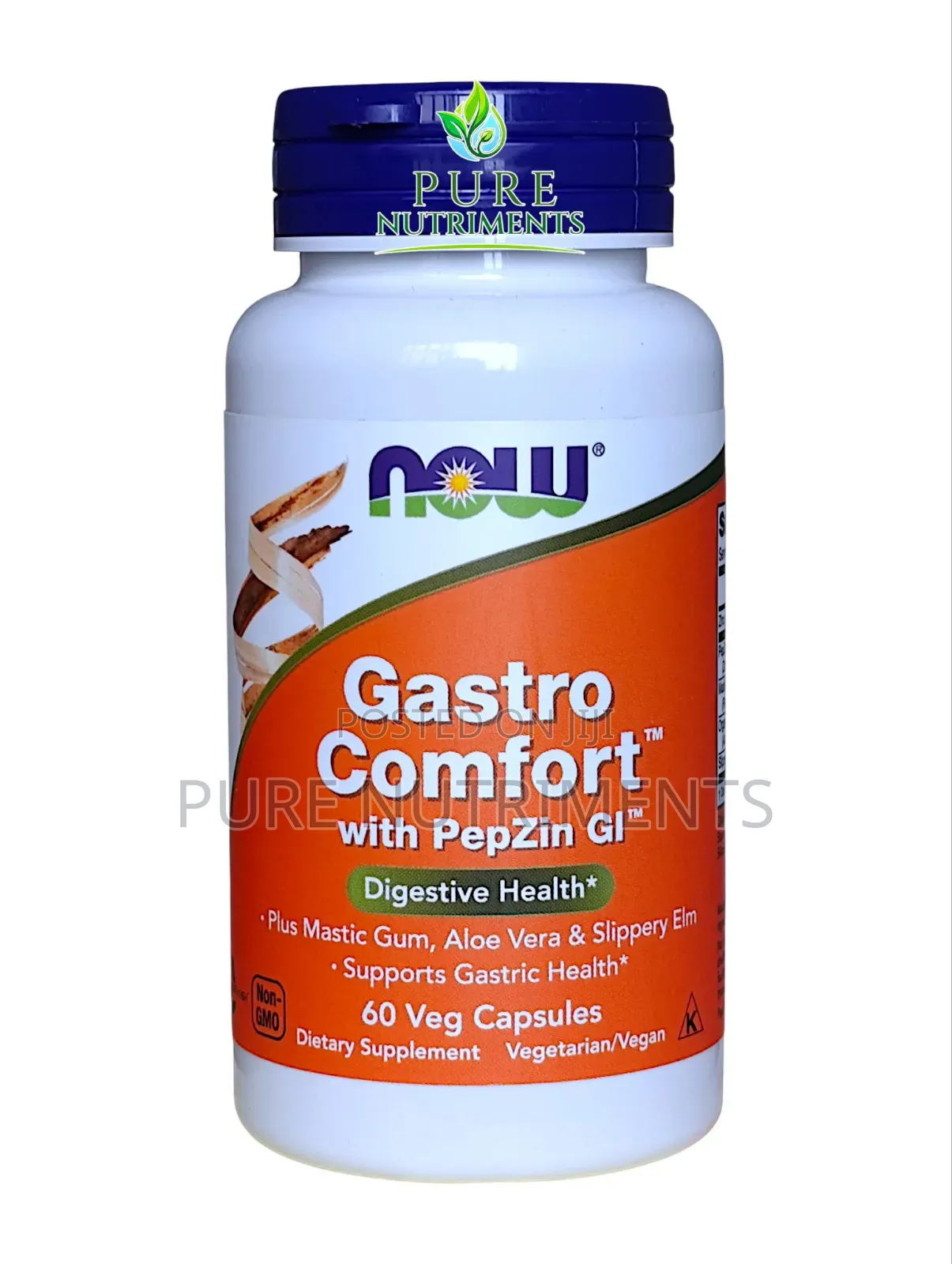 NOW Foods Gastro Comfort With PepZin GI 60veg Caps