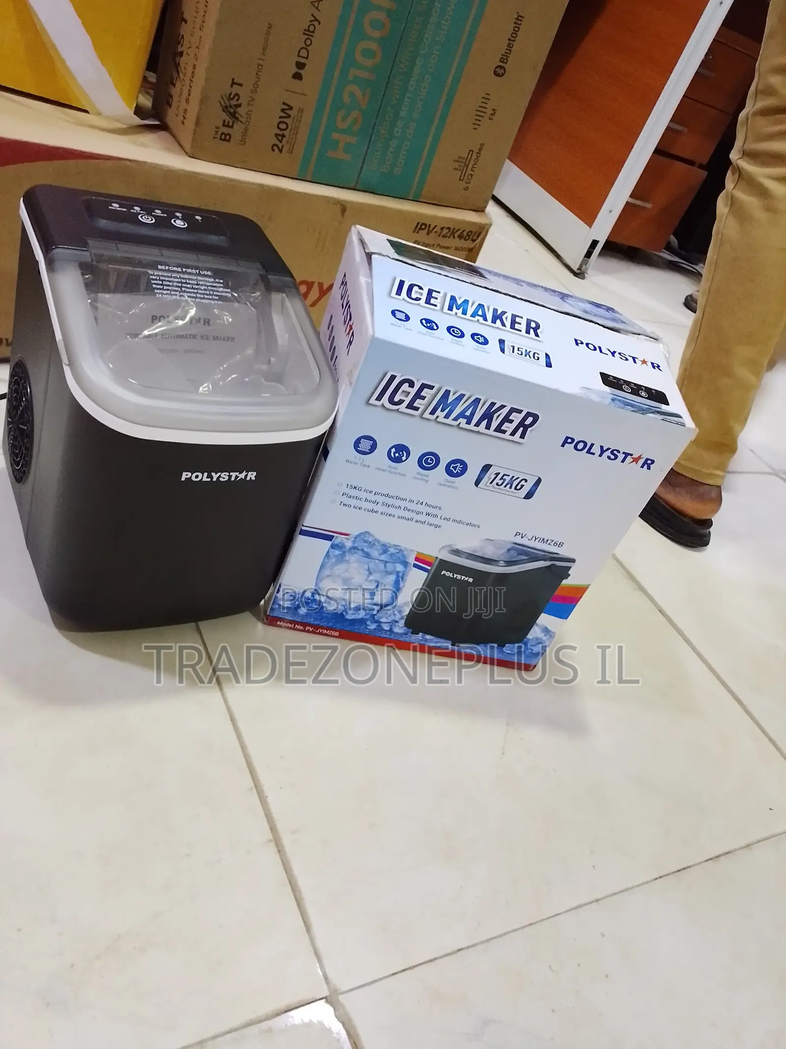 Polystar 15kg Ice Maker PV-JYIMZ6B for Your Business