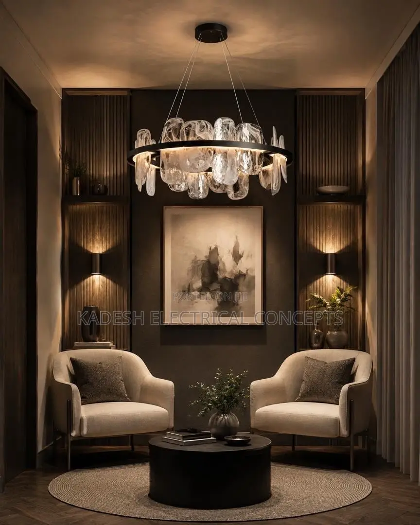 Nordic Style Simple LED Pendant Lights for Living Dining Room Kitchen