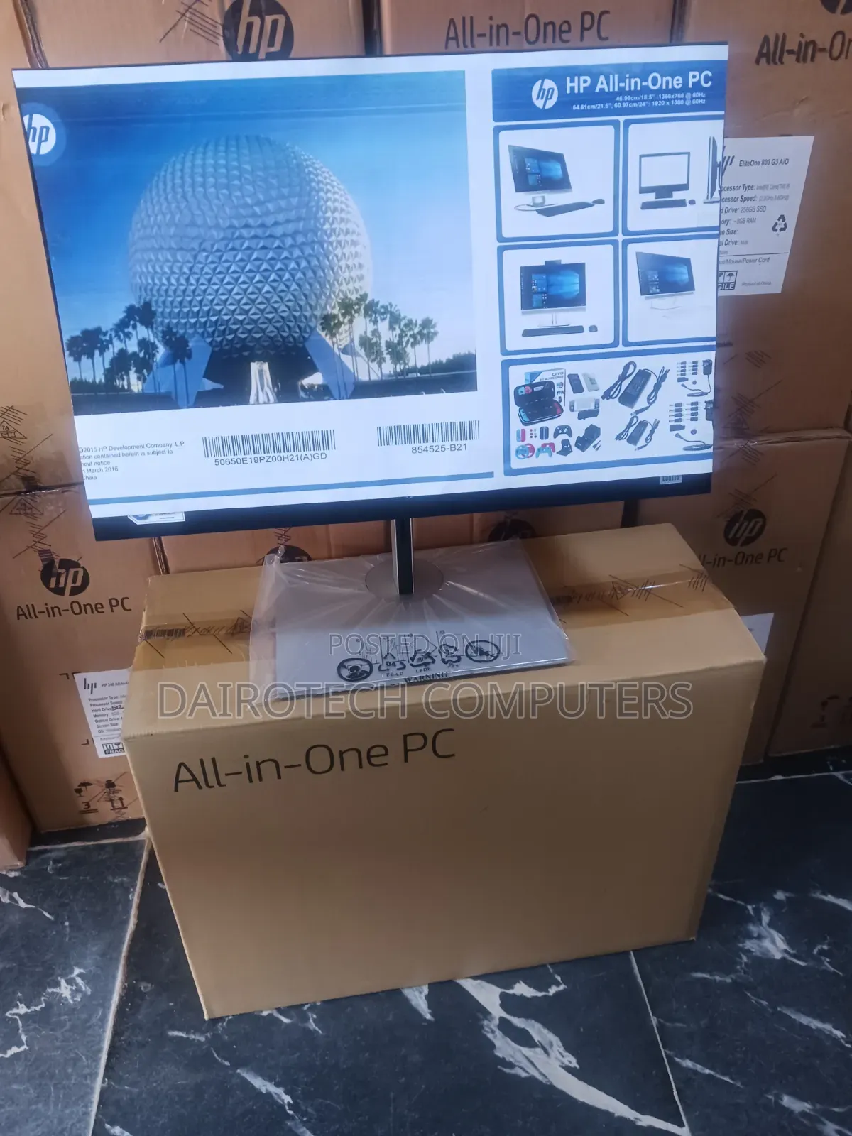 New Desktop Computer HP ProOne 600 8GB Intel Core i5 SSD 256GB