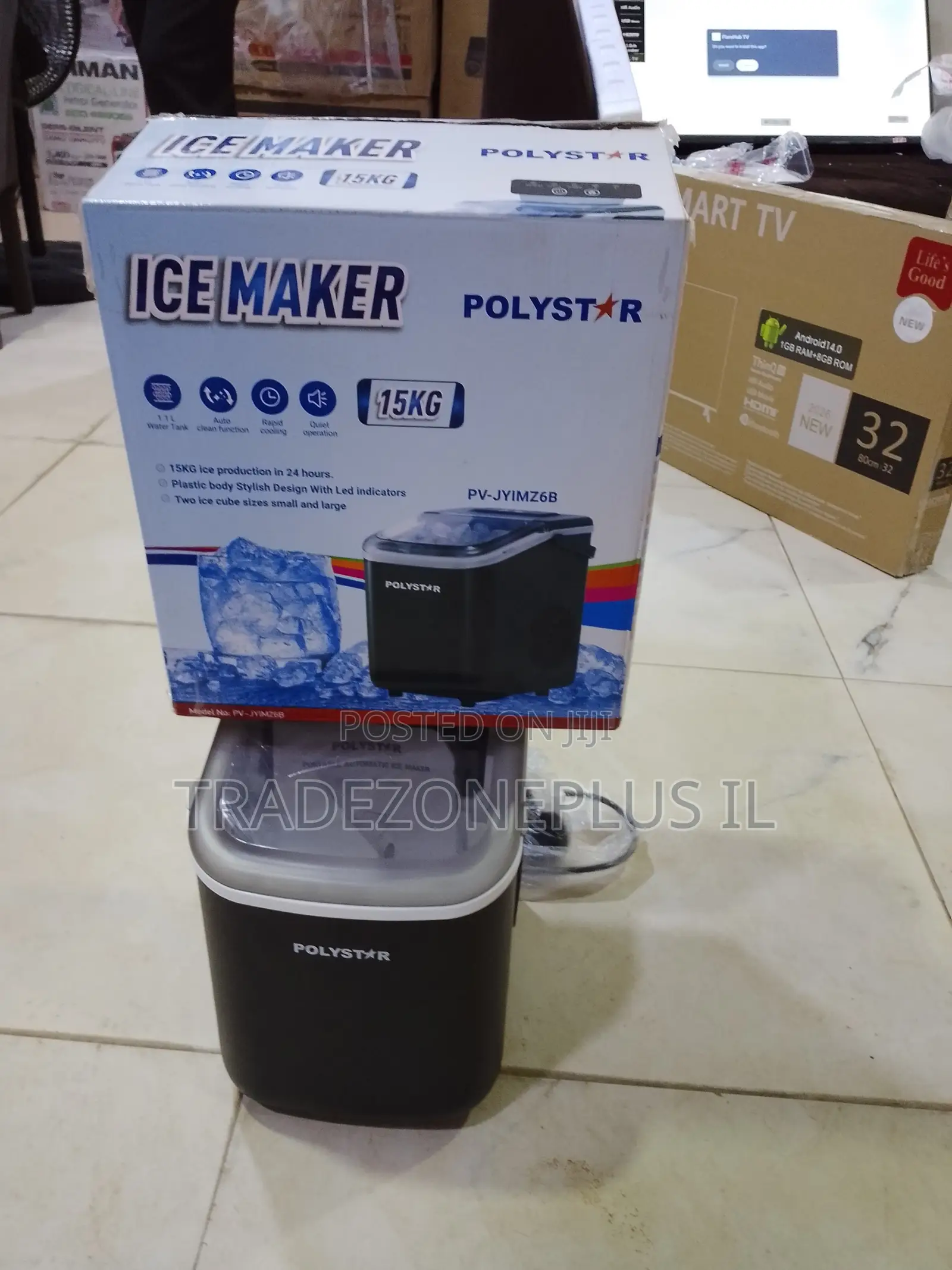 Shop 15kg Polystar Ice Machine PV-JYIMZ6B Online