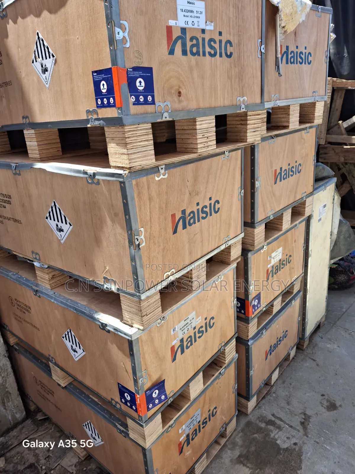 18kwh/48v Haisic Lithium-Iron Phosphate Energy Storage Battery System