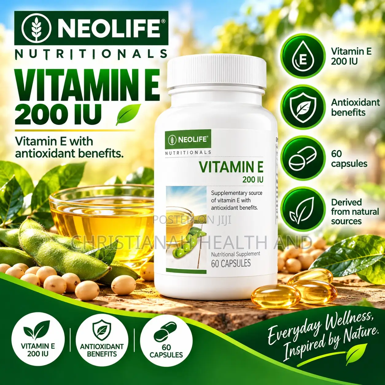 Vitamin E 200 I.U. 60 Capsules Single. Vitamin E 200 I.U.