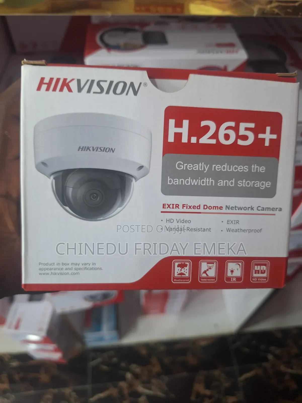 Hikvision EXIR Fixed Dome Network IP Camera 4mp