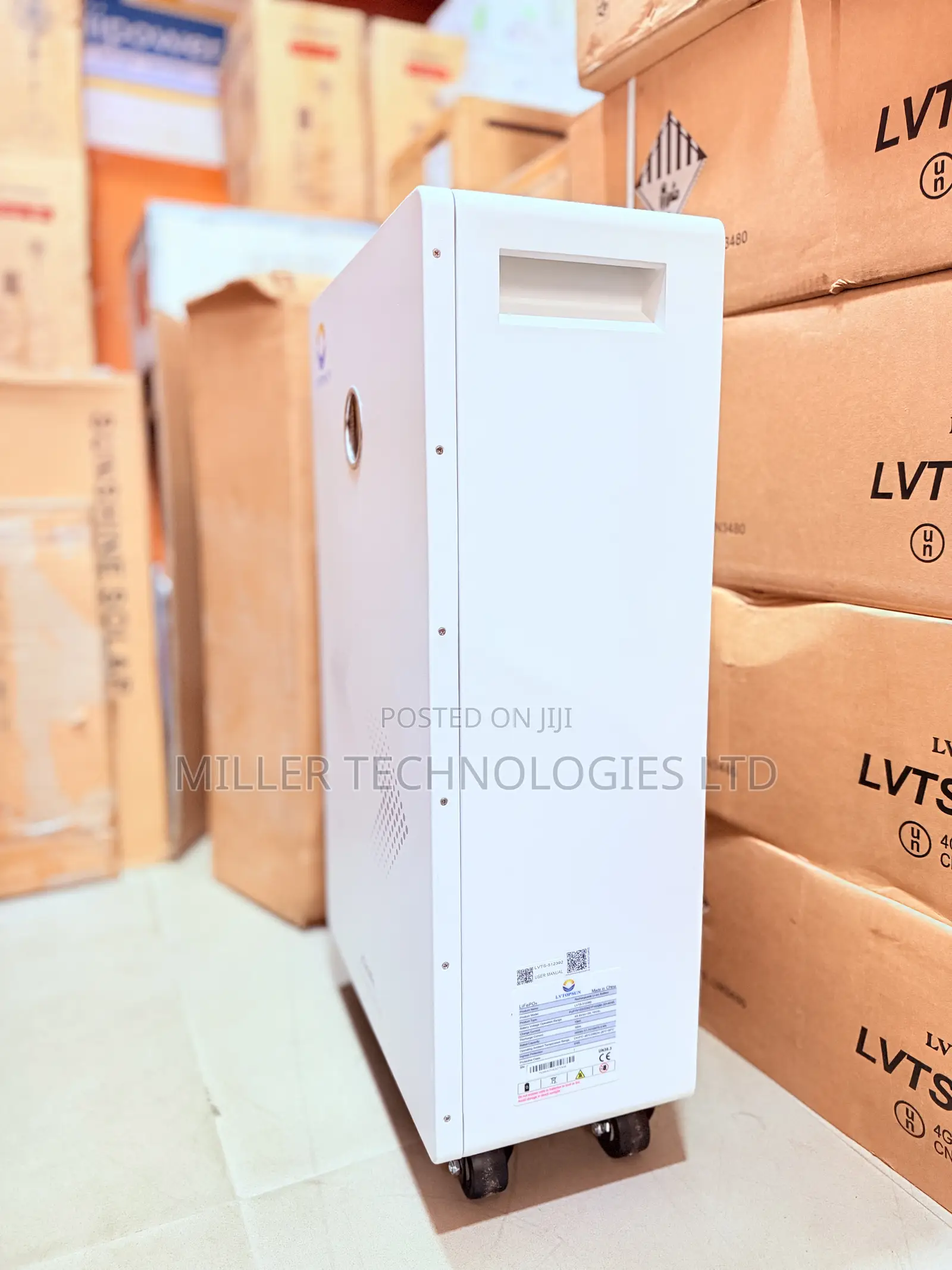 LVTOPSUN 48V 20kWh Rechargeable Lithium Battery Pack