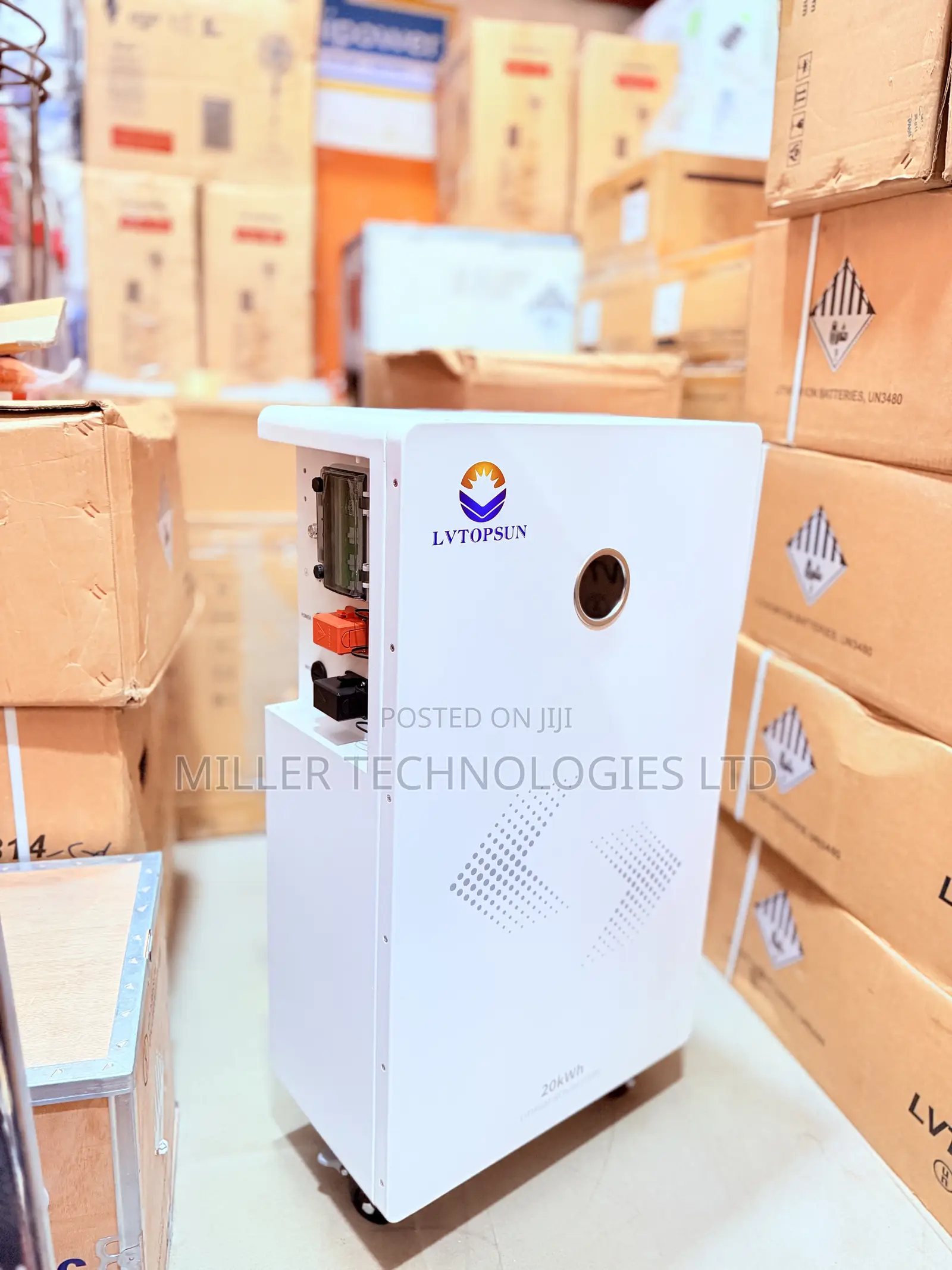 LVTOPSUN 20kWh Lithium Battery for Home & Commercial Solar