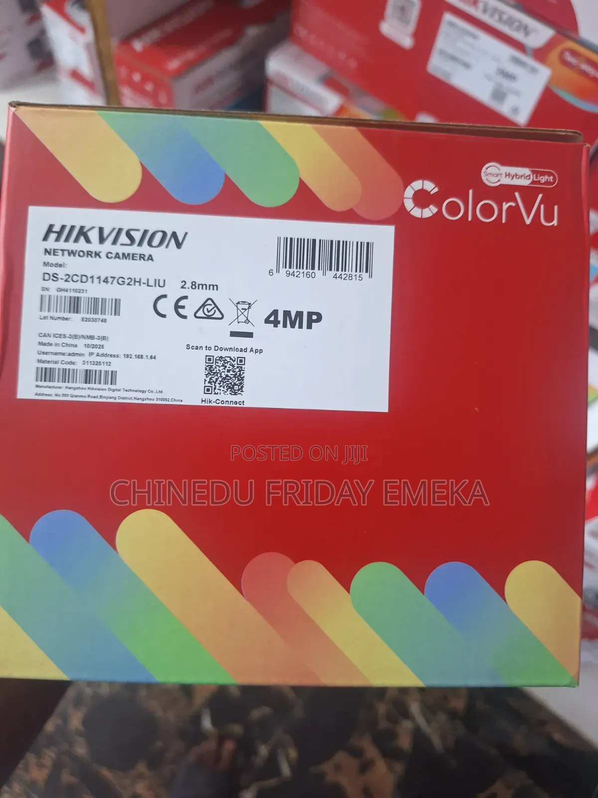 Hikvision Smart Hybrid Light colorVu Network IP Camera 4mp