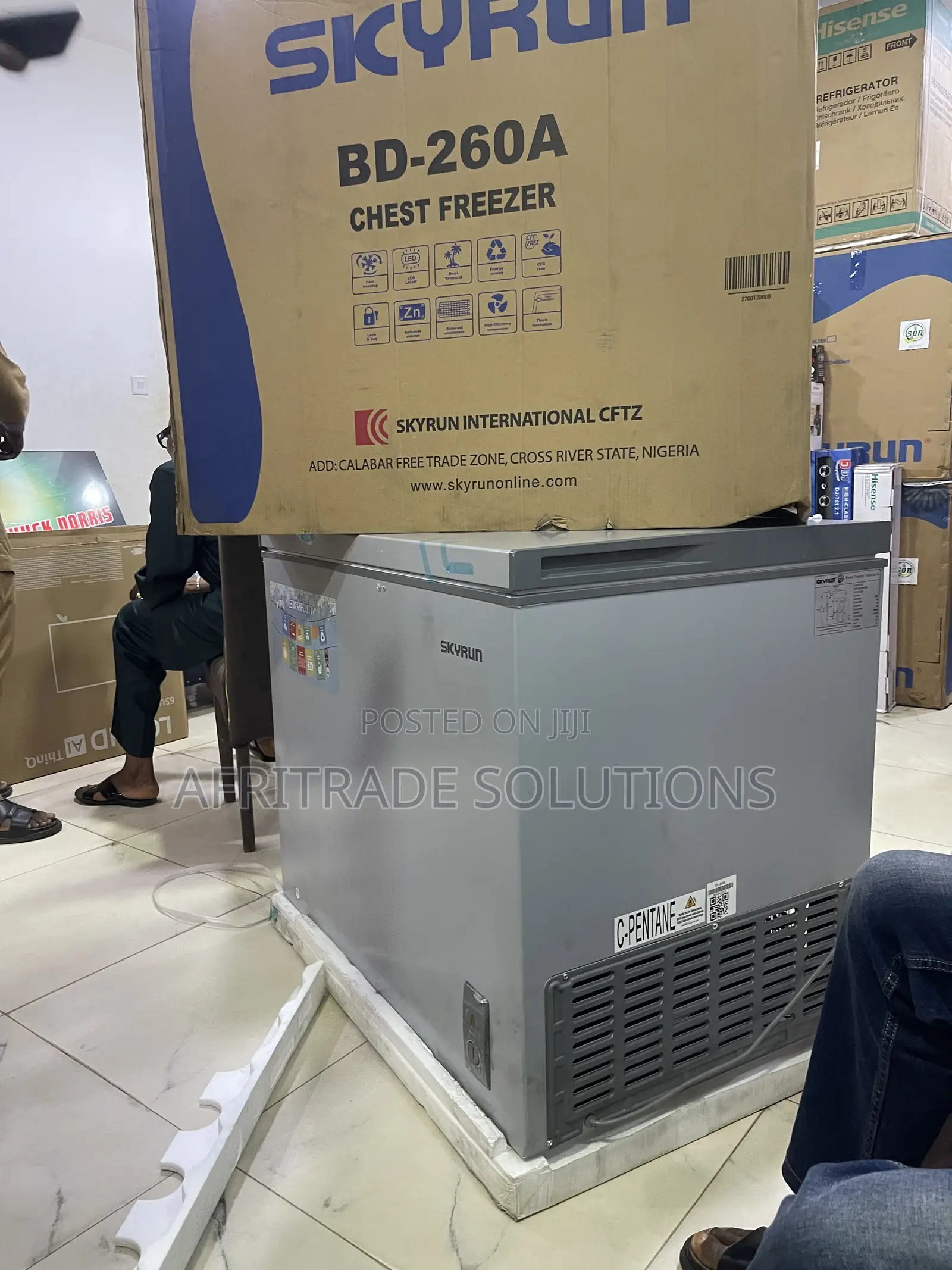 Skyrun BD 260A 260L Freezer – Made for Home and Retail Storage