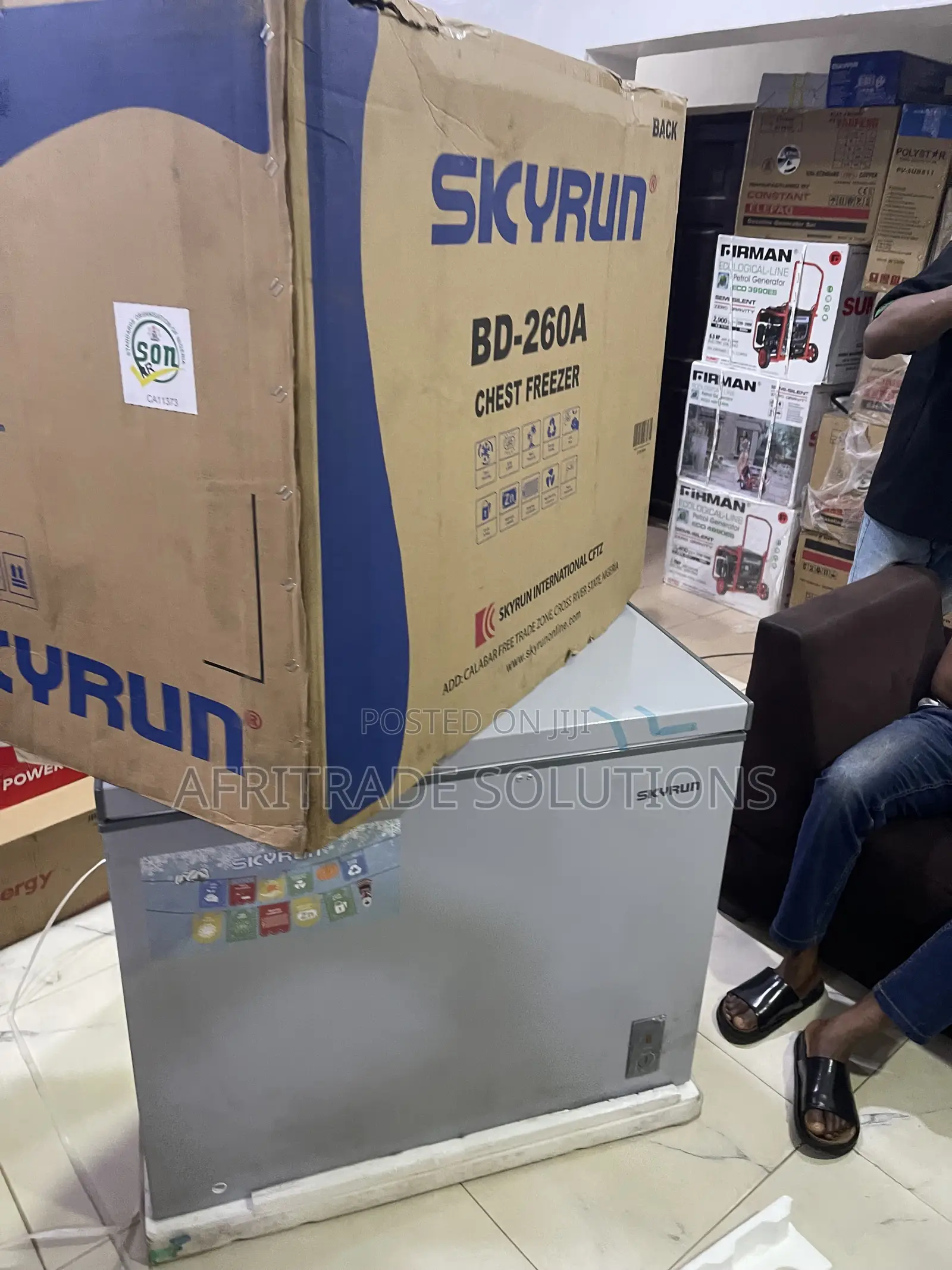 Skyrun BD 260A 260L Chest Freezer – Stock Up and Stay Ready