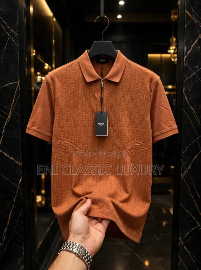High Demand Luxury Men's T-Shirts Fendi Best Quality Well Branded