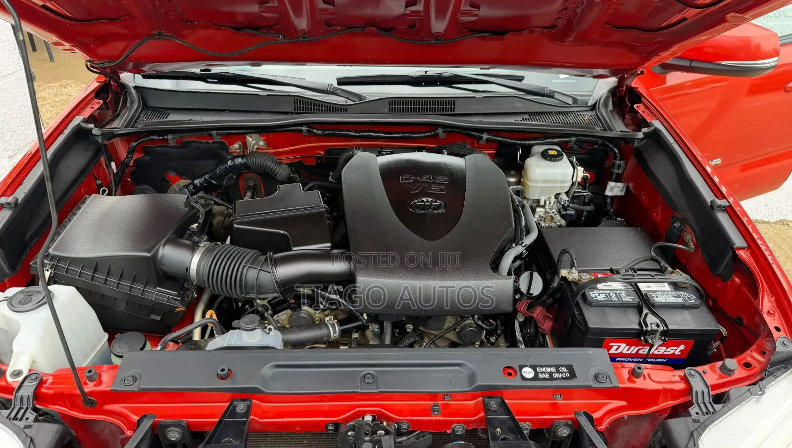 Toyota Tacoma Limited 2018 Red