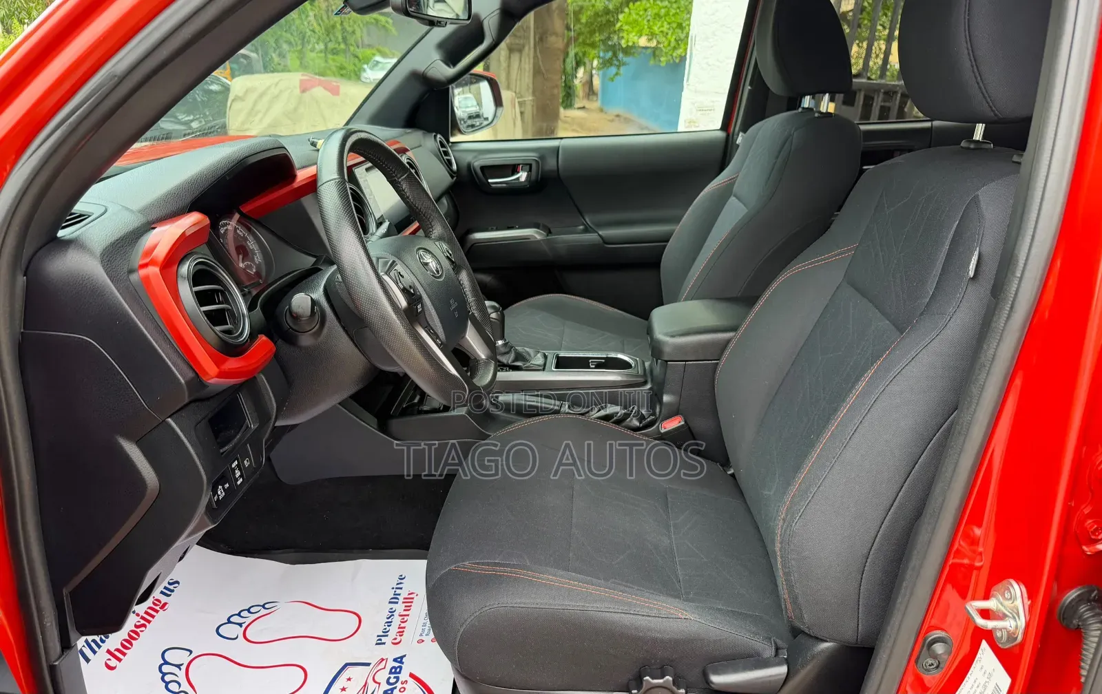 Toyota Tacoma Limited 2018 Red