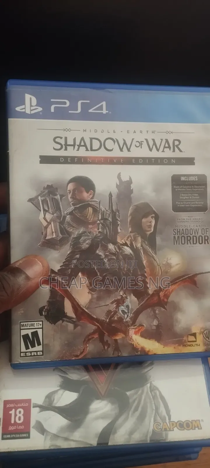 PS4 Shadow of War Used