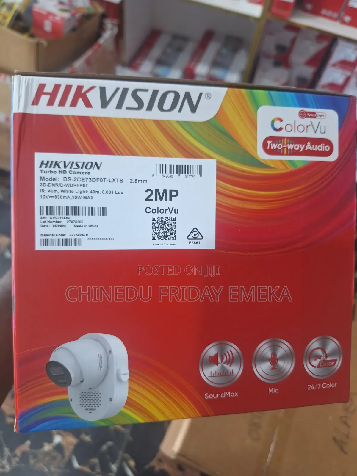 Hikvision Smart Hybrid Light colorVu Soundmax Indoor 2mp Two Way Audio