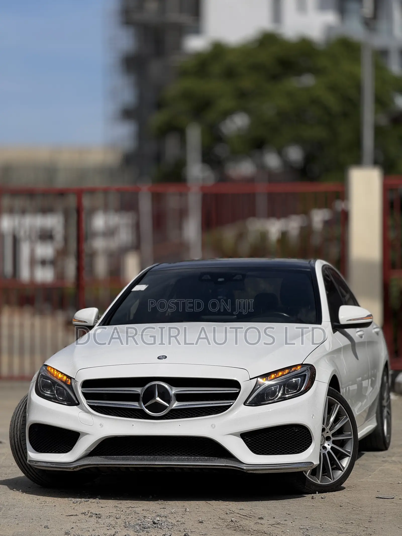 Mercedes-Benz C400 4Matic AWD Sedan (3.0L V6 7A) 2015 White
