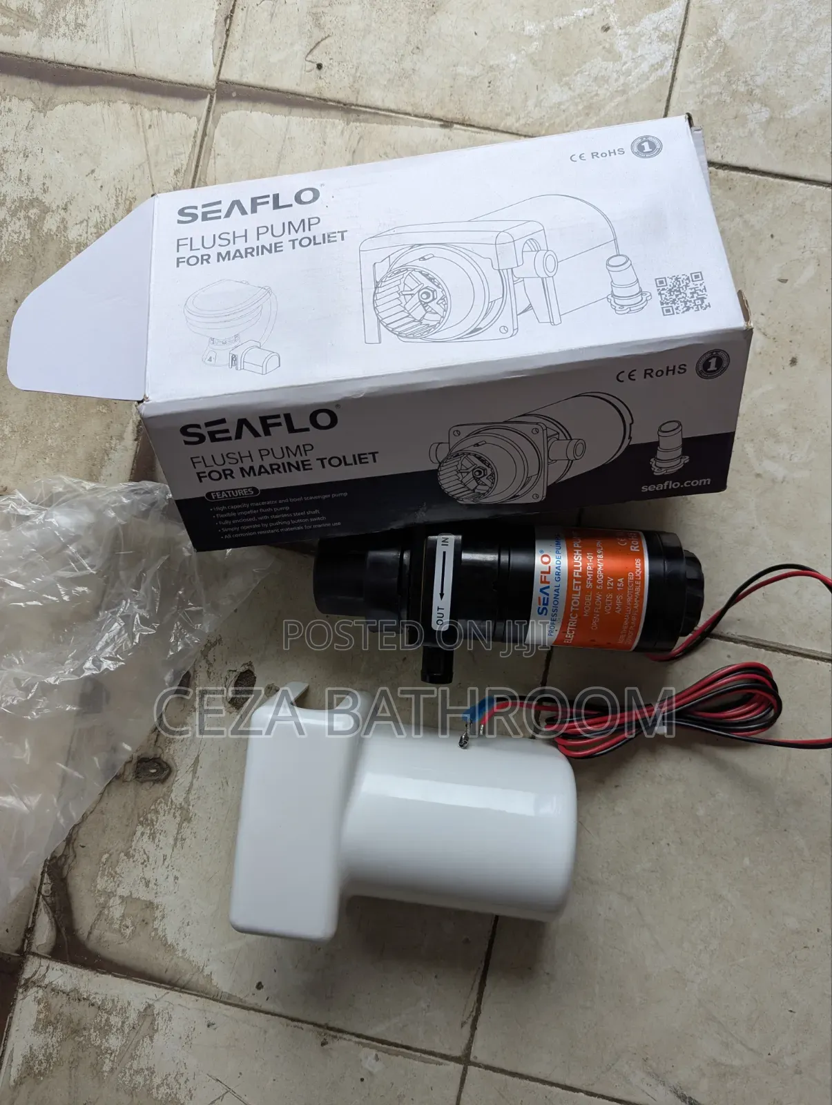 SEAFLO Electric Toilet Flush Pump