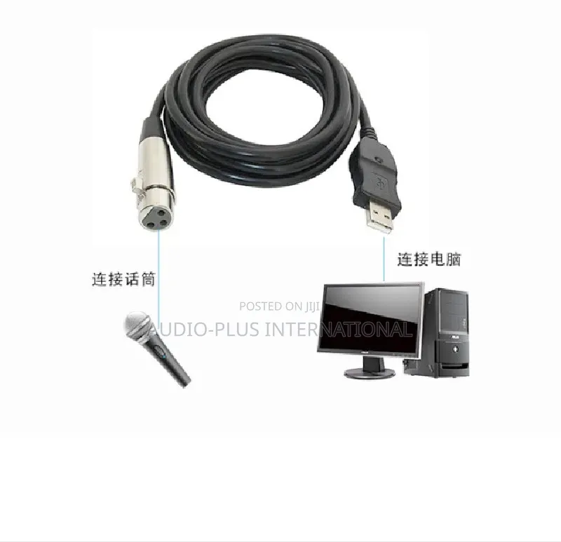 USB Microphone Cable (USB to Female Xlr) 3.0m