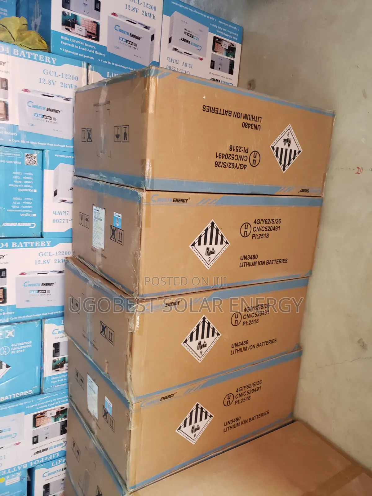 5kwh 24v 200ah Cworth Lithium Battery