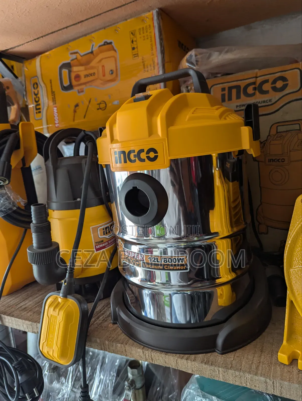 An Ingco Super 12L Wet & Dry Vacuum Cleaner