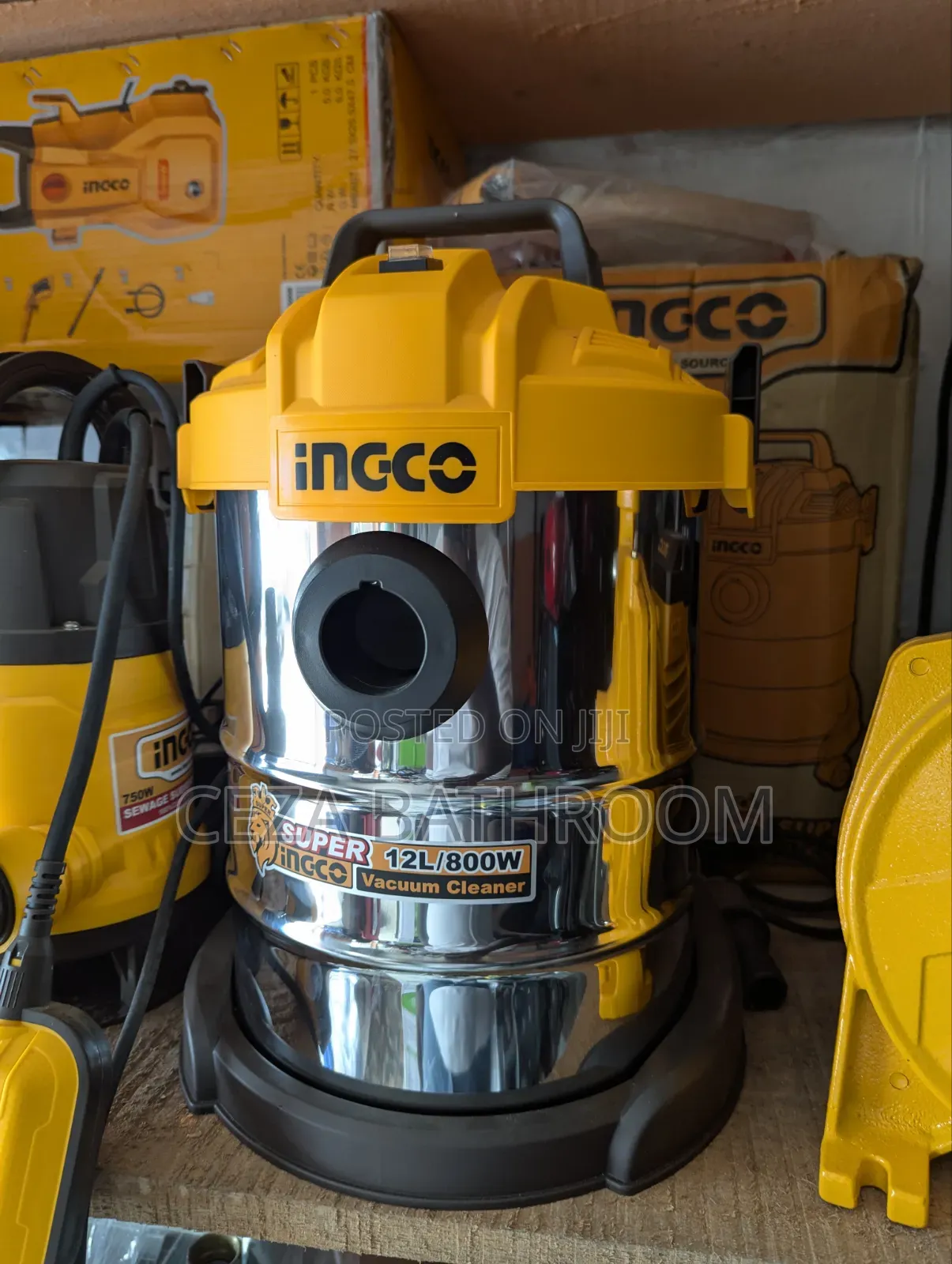 An Ingco Super 12L Wet & Dry Vacuum Cleaner