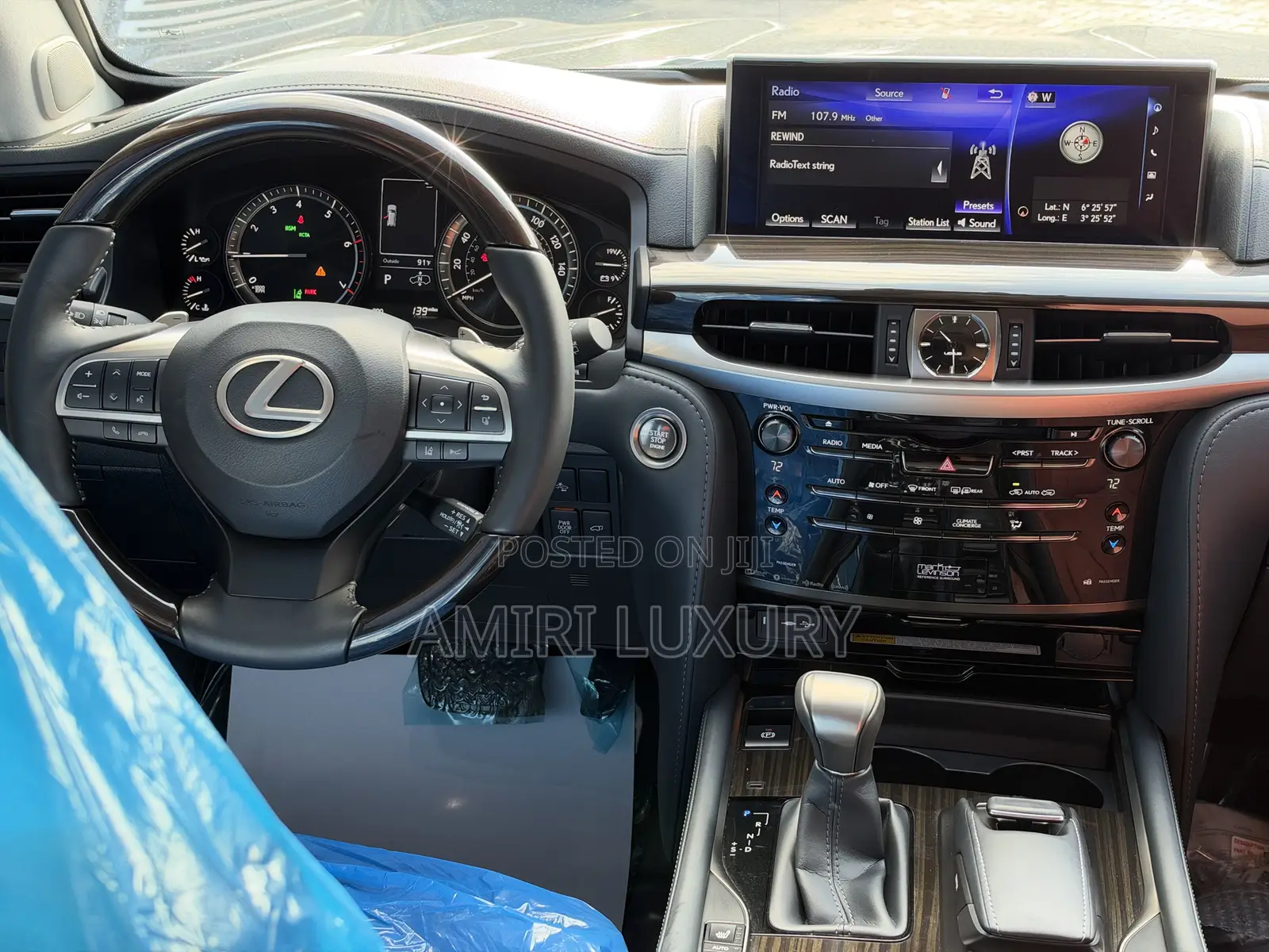 New Lexus LX 570 AWD 2021 Black
