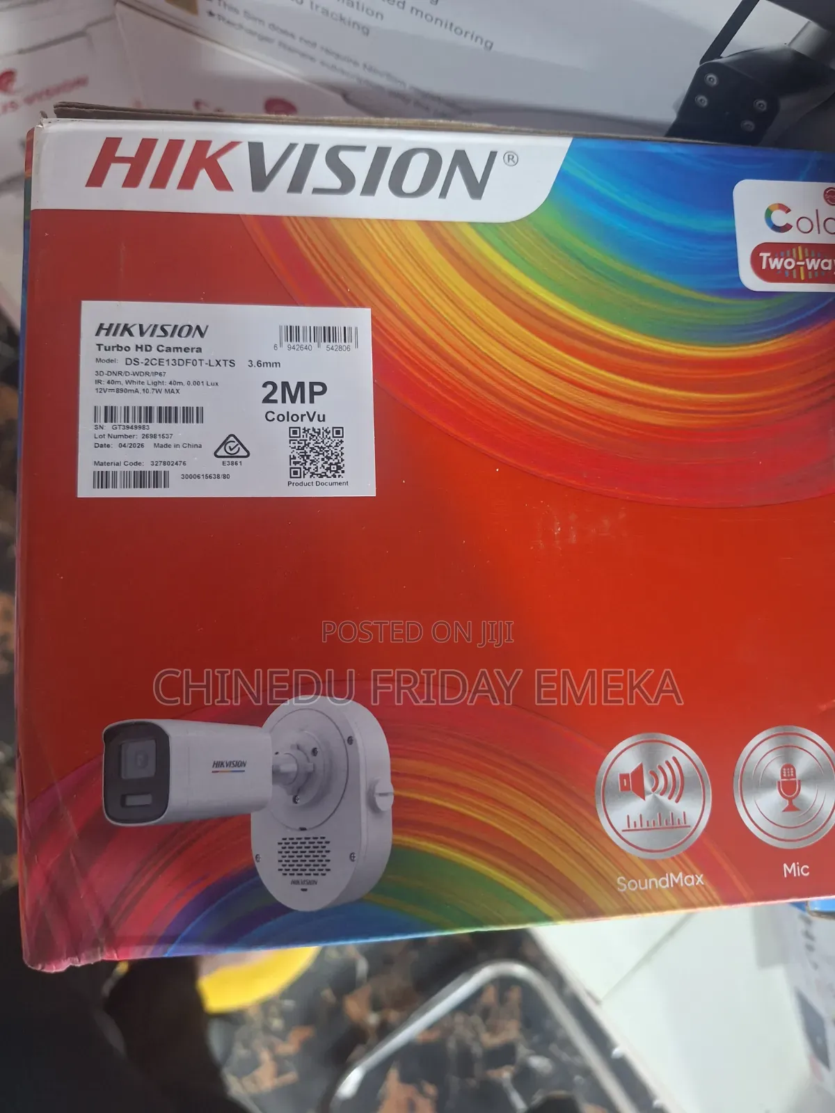 Hikvision Smart Hybrid Light colorVu Soundmax Outdoor 2 Way Audio 2mp