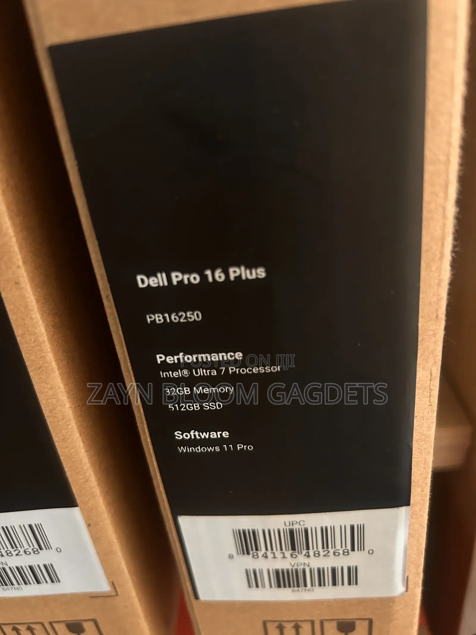 New Laptop Dell Pro 16 32GB Intel Core Ultra 7 SSD 512GB