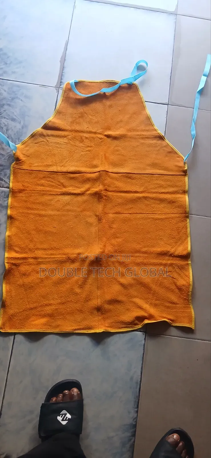 Leather Welding Apron - Heat Resistant Cowhide Welder Safety Apron